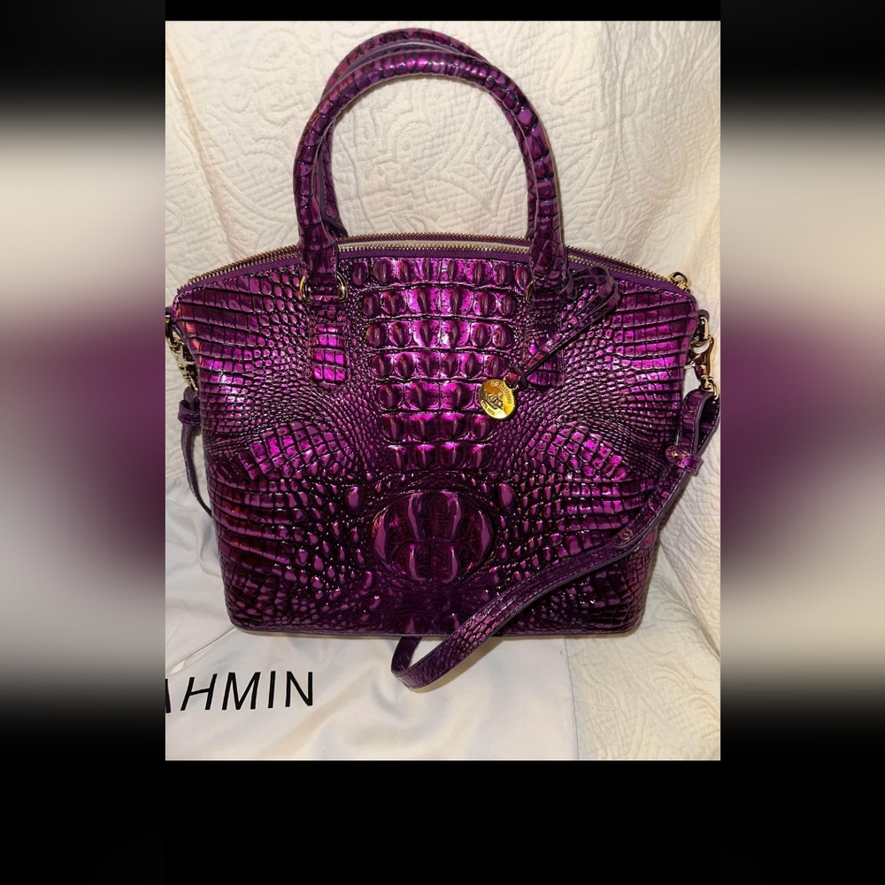 Brahmin Purple Potion Melbourne Duxbury Satchel